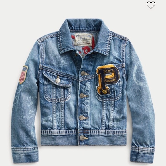 ralph lauren tiger denim jacket